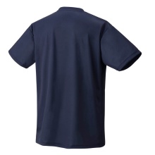 Yonex Training T-shirt Practice Logo YM0046 (100% Polyester) 2024 indigo blue Men